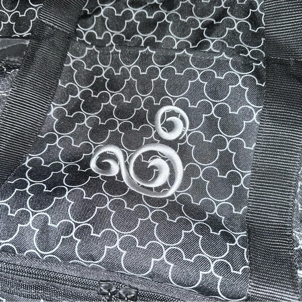 Disney Black Baby Bag with White Accents NWOT